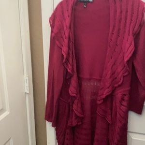 FINAL MARKDOWN Ladies’ Antthony Snap-front coat-length cardigan (L)